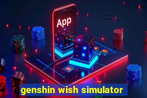 genshin wish simulator